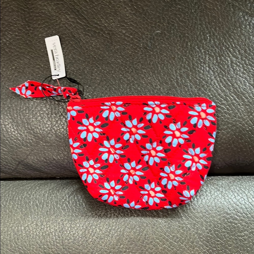 Vera Bradley essential zip top pouch in Venetian flowers